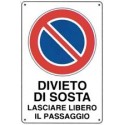 CARTELLO "DIVIETO DI SOSTA"