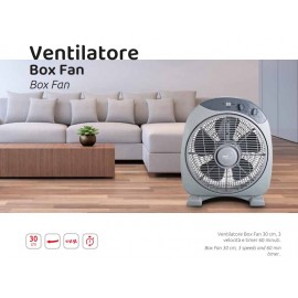 VENTILATORE BOX FAN DA TAVOLO D.30